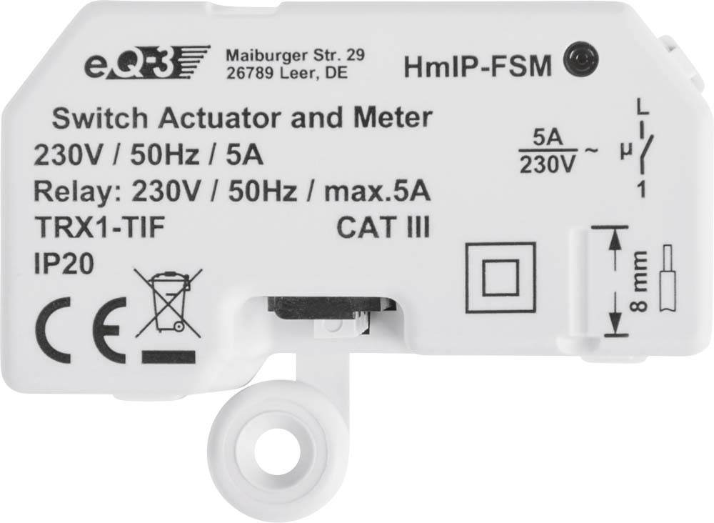 619543-2_HmIP-Schalt-Mess-Aktor-Unterputz-V_142721A0 jpg - Produktbild Vorderseite 619543-2_HmIP-Schalt-Mess-Aktor-Unterputz-V_142721A0 jpg - Produktbild Vorderseite